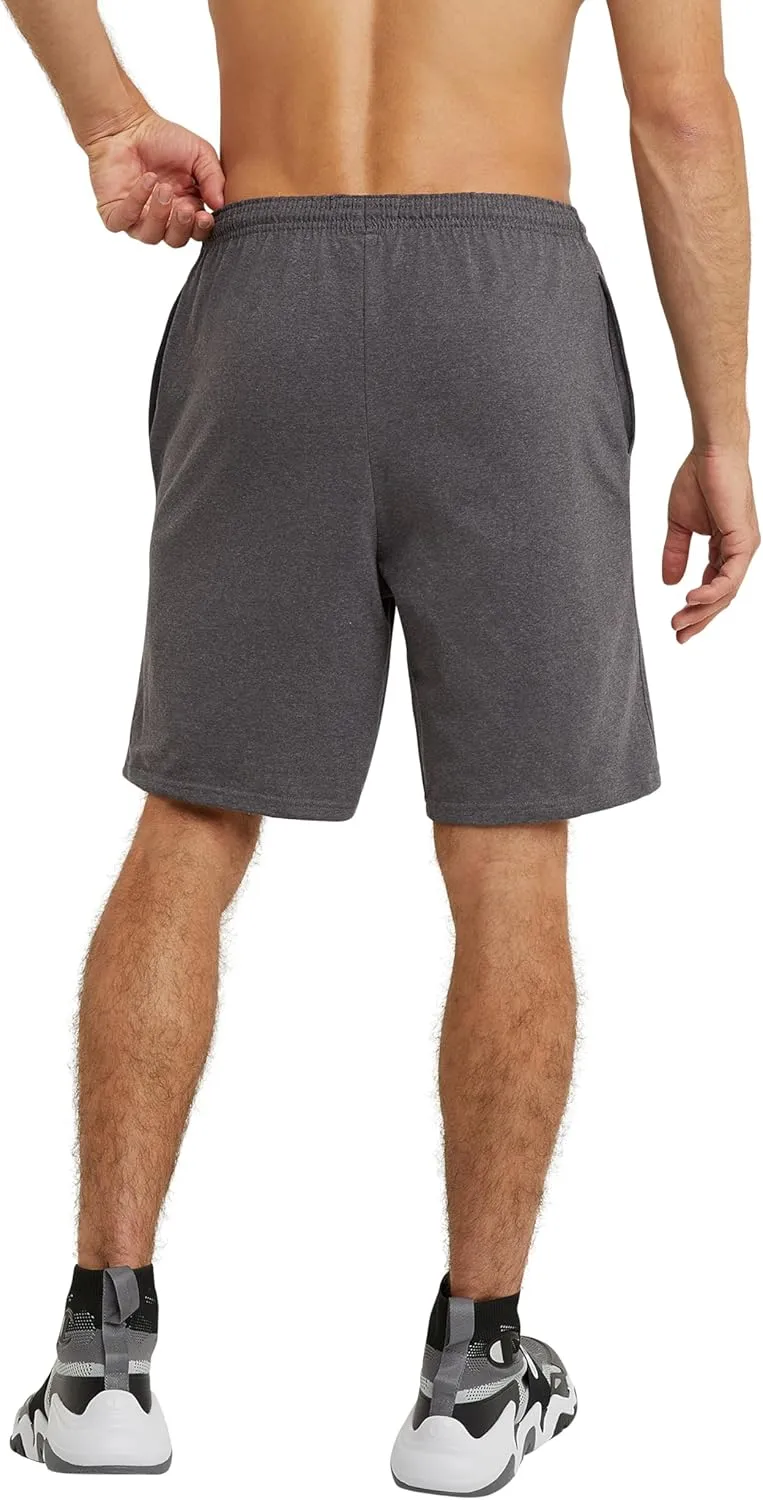 Champion Men's Lightweight Lounge Jersey Knit Shorts, Weekend Shorts (Reg. Or Big & Tall)