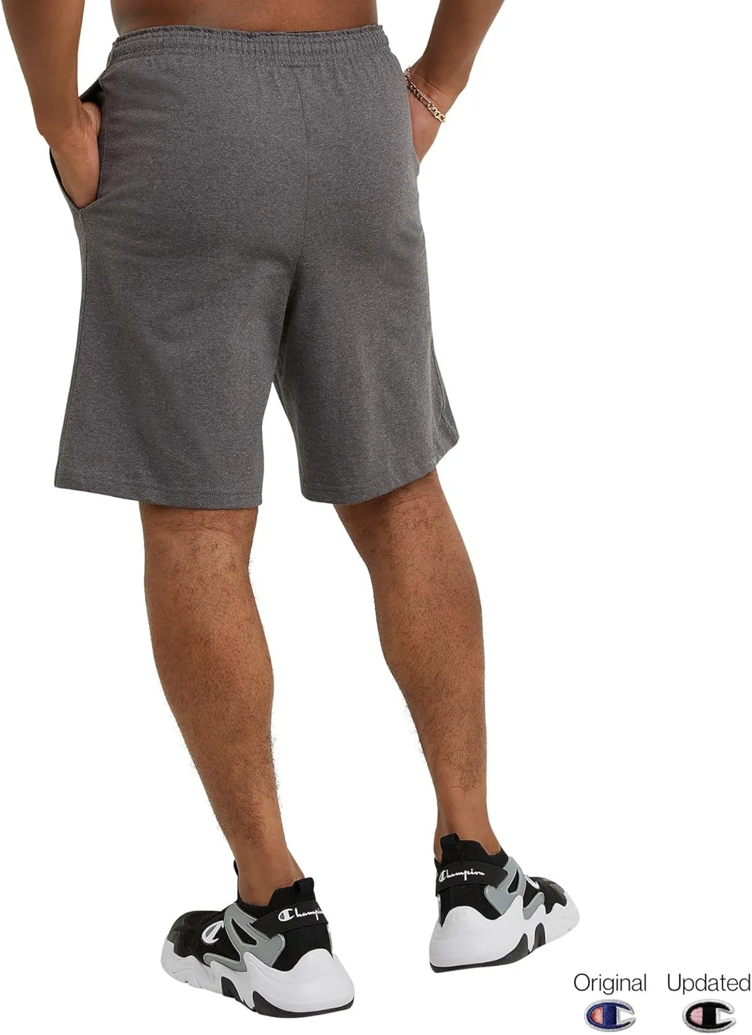 Champion Men's Lightweight Lounge Jersey Knit Shorts, Weekend Shorts (Reg. Or Big & Tall)