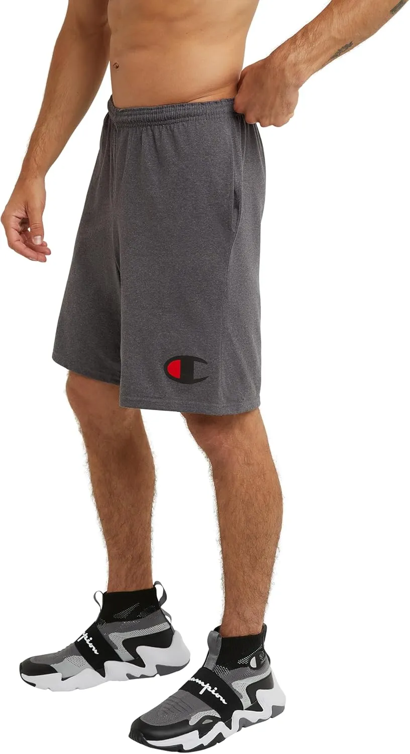 Champion Men's Lightweight Lounge Jersey Knit Shorts, Weekend Shorts (Reg. Or Big & Tall)