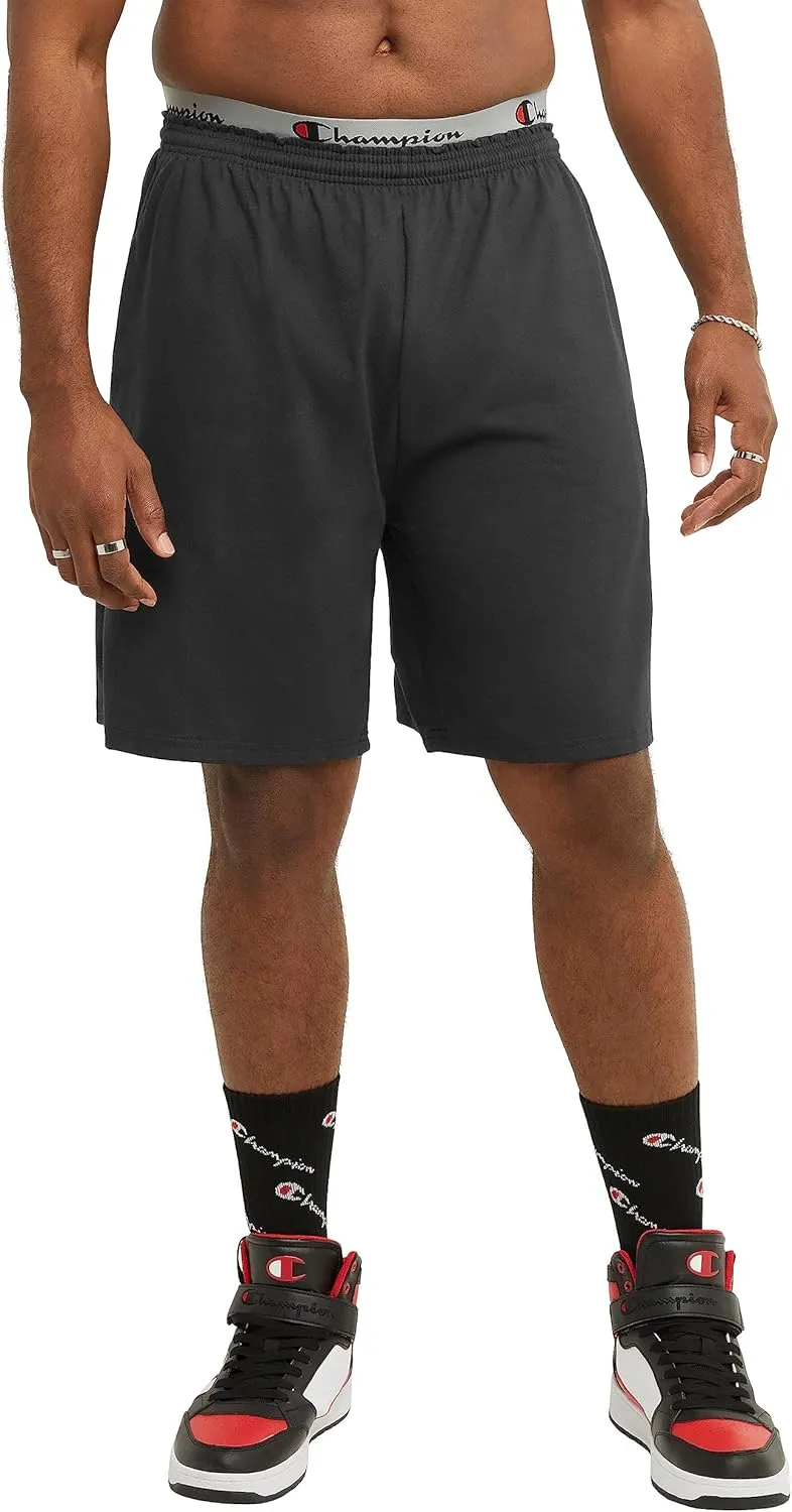 Champion Men's Lightweight Lounge Jersey Knit Shorts, Weekend Shorts (Reg. Or Big & Tall)