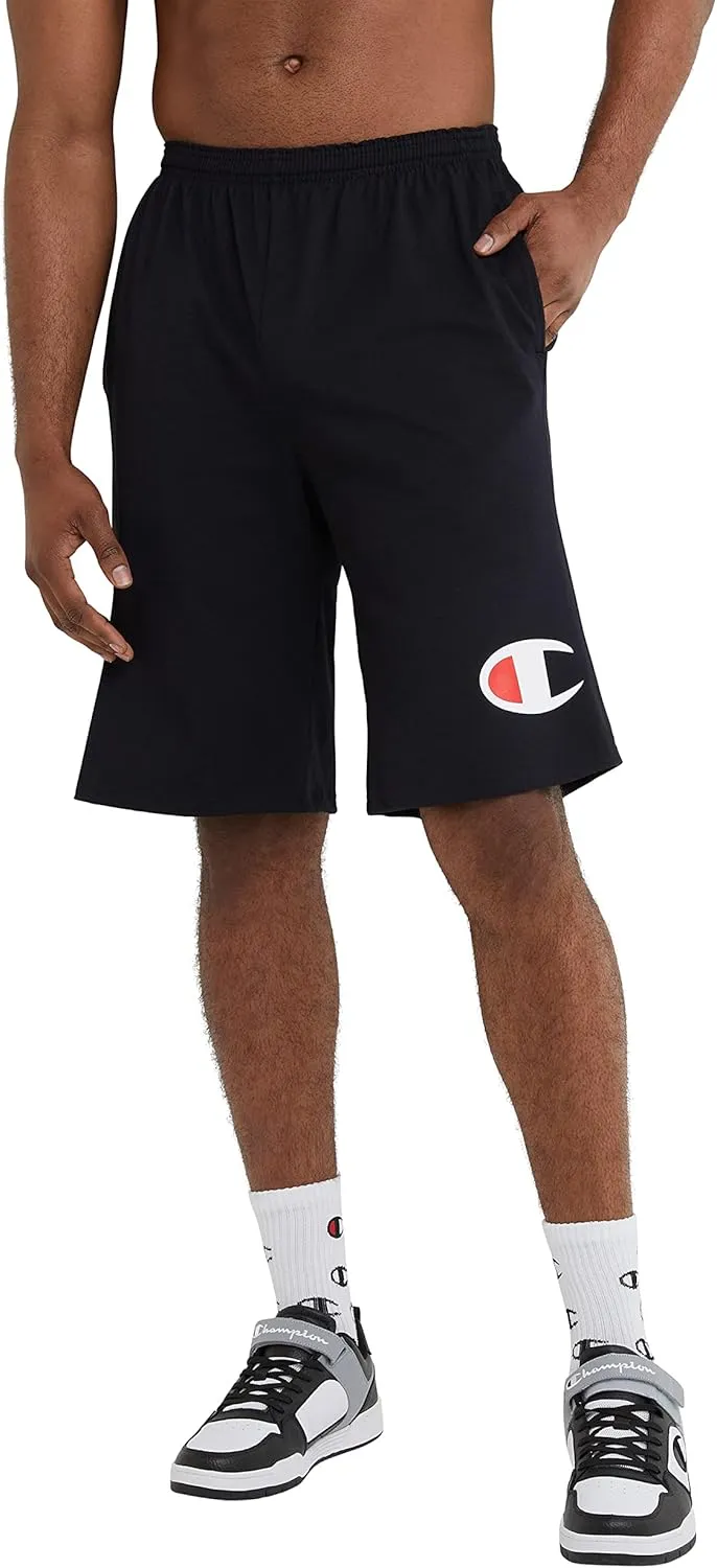 Champion Men's Lightweight Lounge Jersey Knit Shorts, Weekend Shorts (Reg. Or Big & Tall)