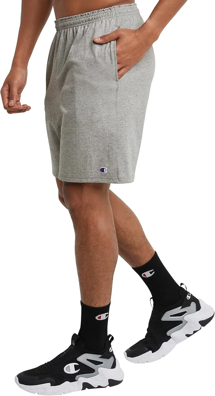 Champion Men's Lightweight Lounge Jersey Knit Shorts, Weekend Shorts (Reg. Or Big & Tall)
