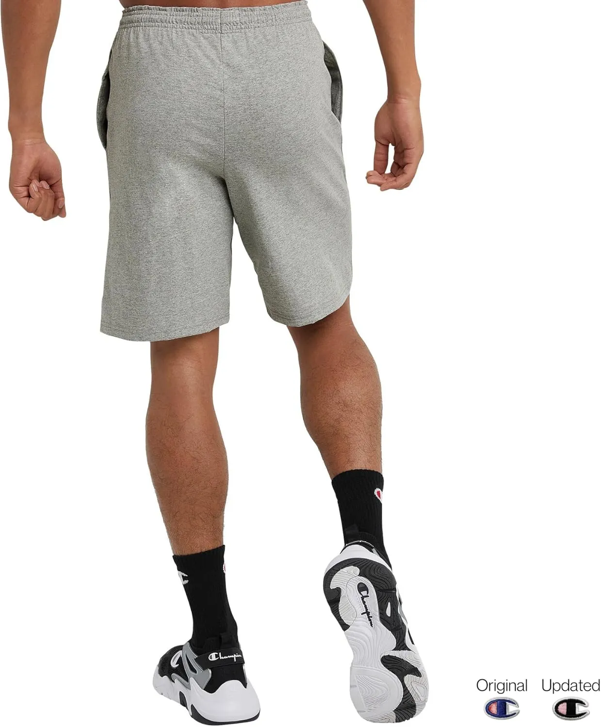 Champion Men's Lightweight Lounge Jersey Knit Shorts, Weekend Shorts (Reg. Or Big & Tall)