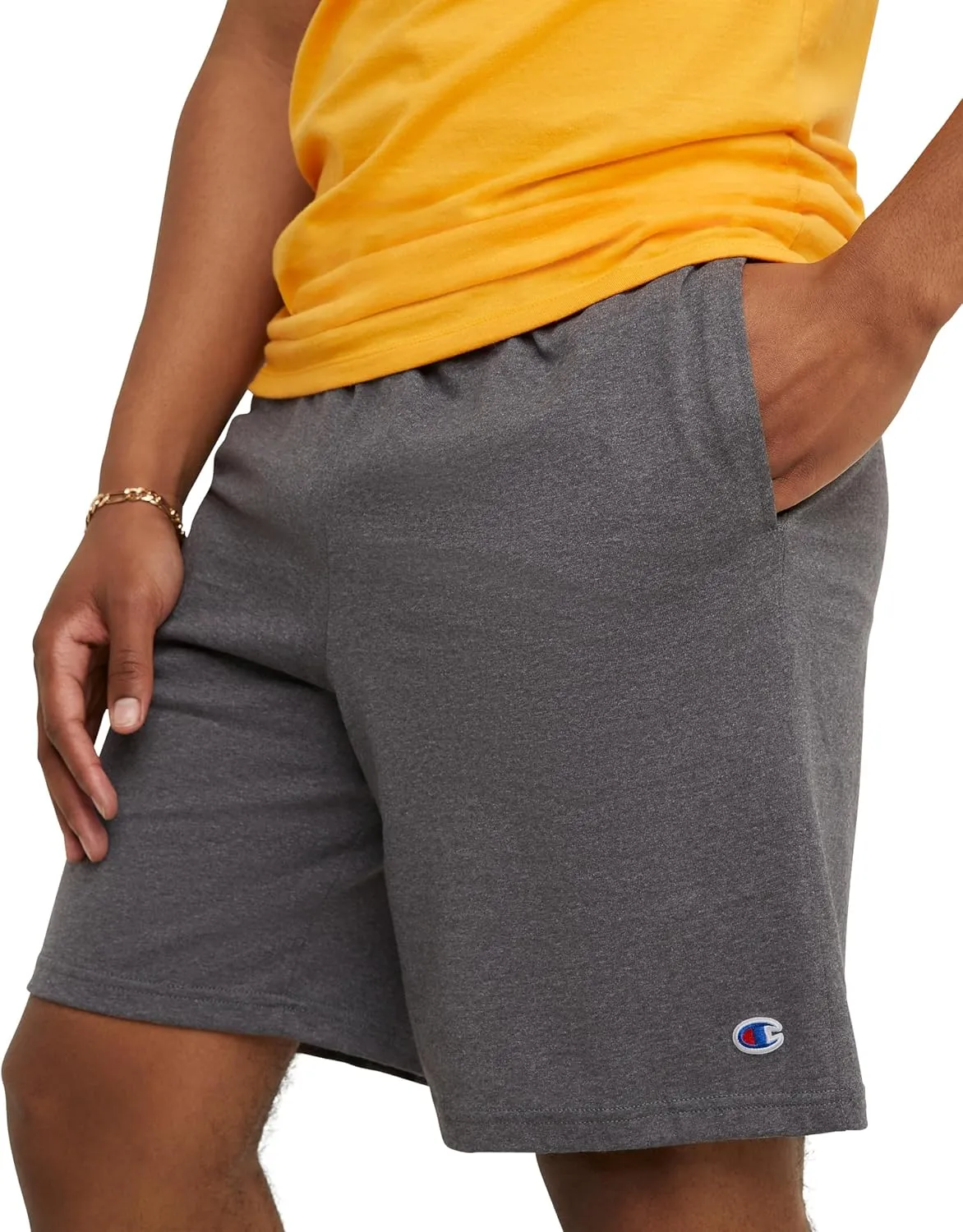 Champion Men's Lightweight Lounge Jersey Knit Shorts, Weekend Shorts (Reg. Or Big & Tall)