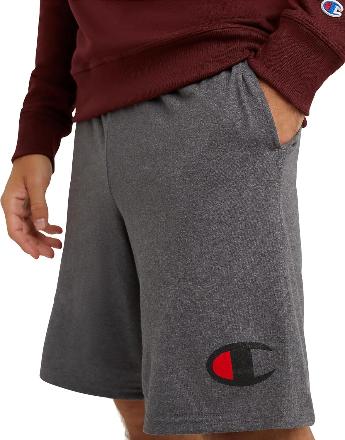 Champion Men's Lightweight Lounge Jersey Knit Shorts, Weekend Shorts (Reg. Or Big & Tall)