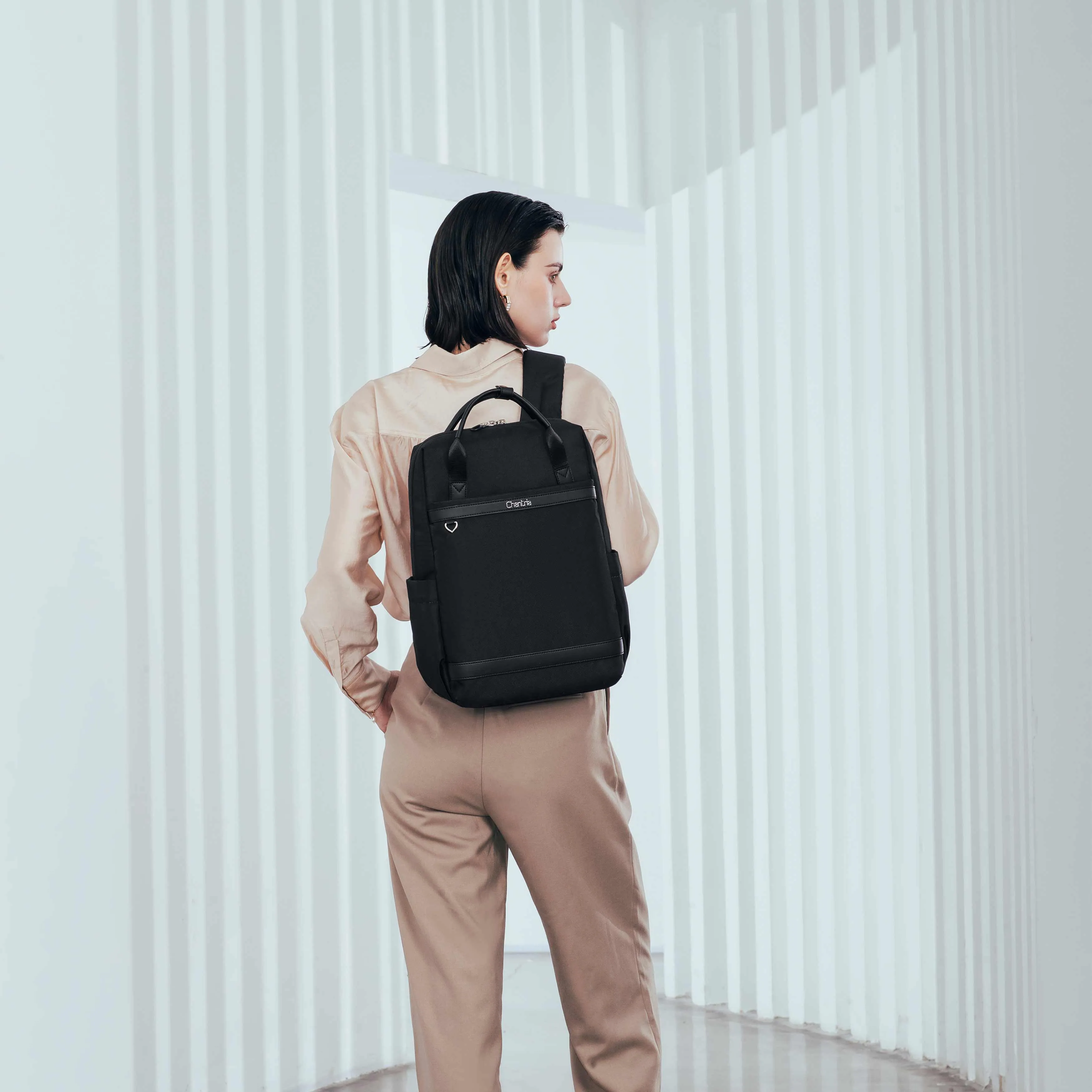 Chantria Premium Lightweight Laptop backpack for Women Water Resistant Multifunctional Anti-Theft Daypack with Separate Laptop Compartment, CB00639