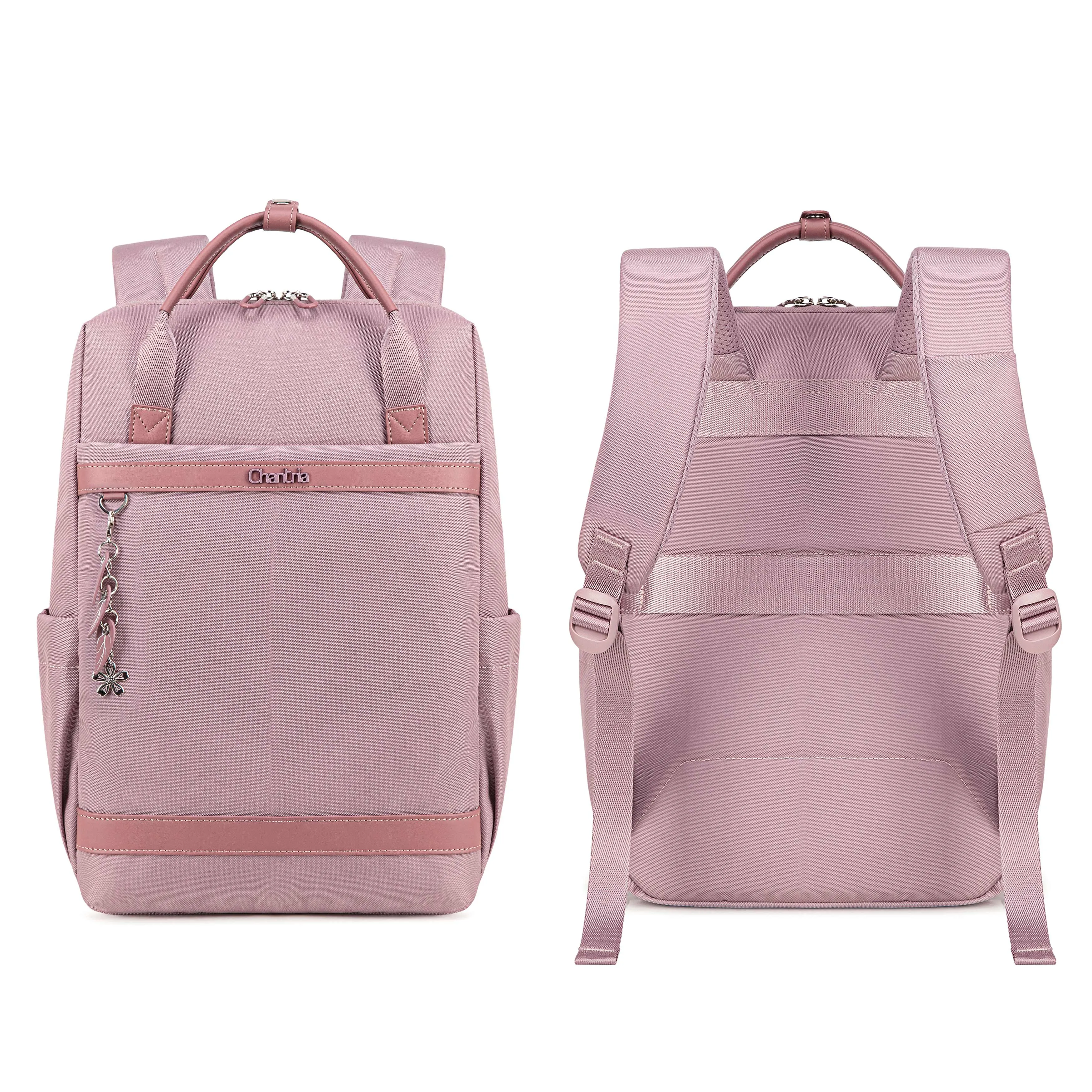 Chantria Premium Lightweight Laptop backpack for Women Water Resistant Multifunctional Anti-Theft Daypack with Separate Laptop Compartment, CB00639