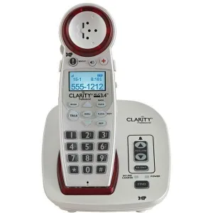 Clarity 59234.001 DECT 6.0 Extra-Loud Big-Button Speakerphone with Talking Calle