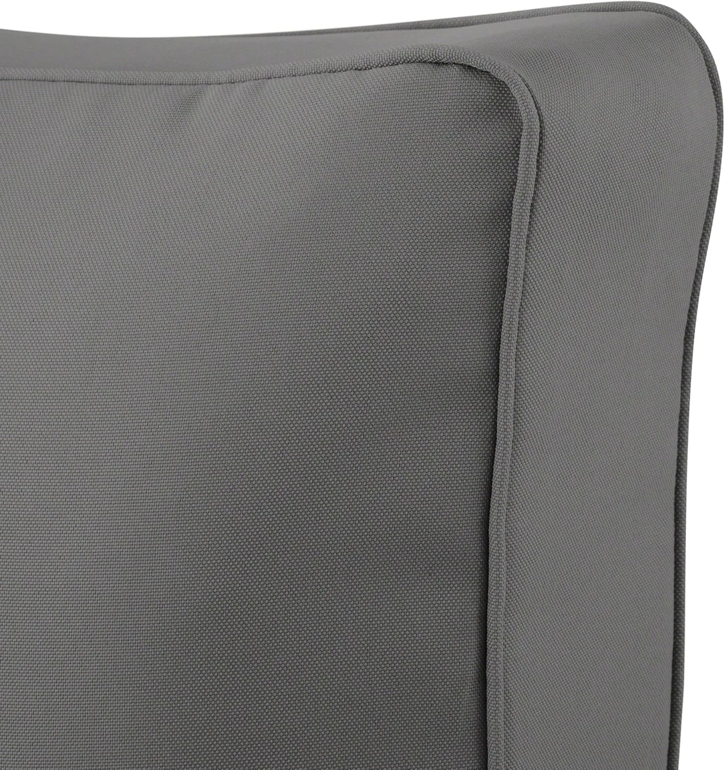 Classic Accessories Montlake Water-Resistant 21 x 19 x 3 Inch Rectangle Outdoor Seat Cushion Slip Cover, Patio Furniture Chair Cushion Cover, Light Charcoal Grey, Patio Furniture Cushion Covers