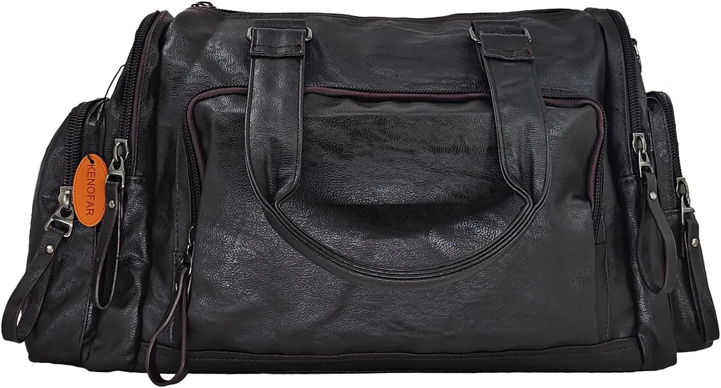 Classic Convenient Handbag and Shoulder Bag Large Capacity Travel Bag, Trendy Messenger Bag, Short Travel Bag