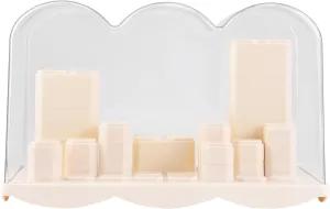 Clear Acrylic Display case for Collectibles and Figures,Stackable Storage Display Box with lid,,Compatible with Most mini Collectible Figures and Designer Toys(Includes Storage Box and DIY Module)