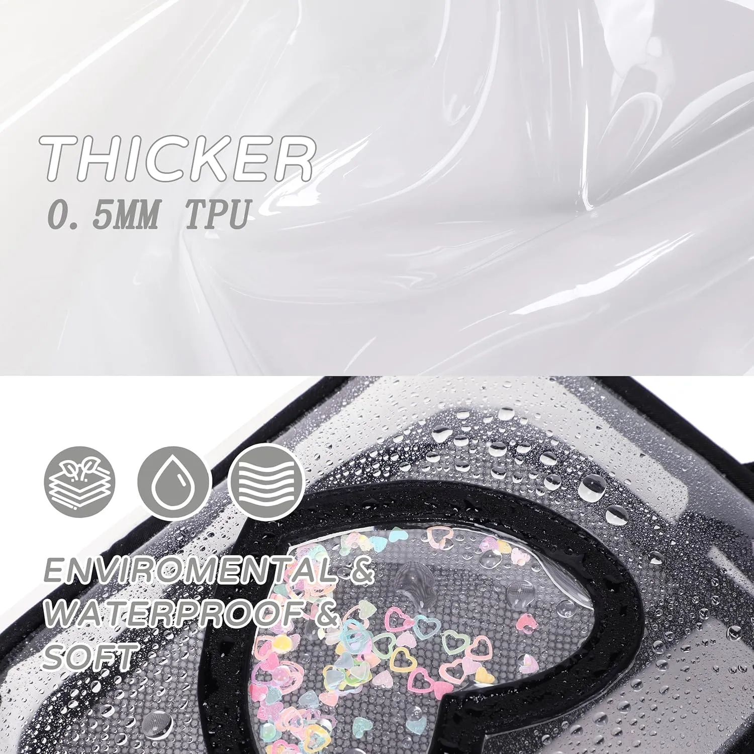 Clear Crossbody Bag for Women Girls Kids Purse Toddlers Shoulder Messenger Handbags Transparent Bags Wallet Pouch
