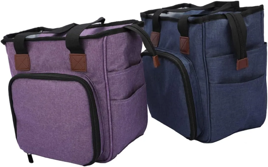 Cloth Organizer Shoulder Storage Bag Woolen Yarn Storage Bag Home Finishing Storage Bag Wash Bag at home tool purple