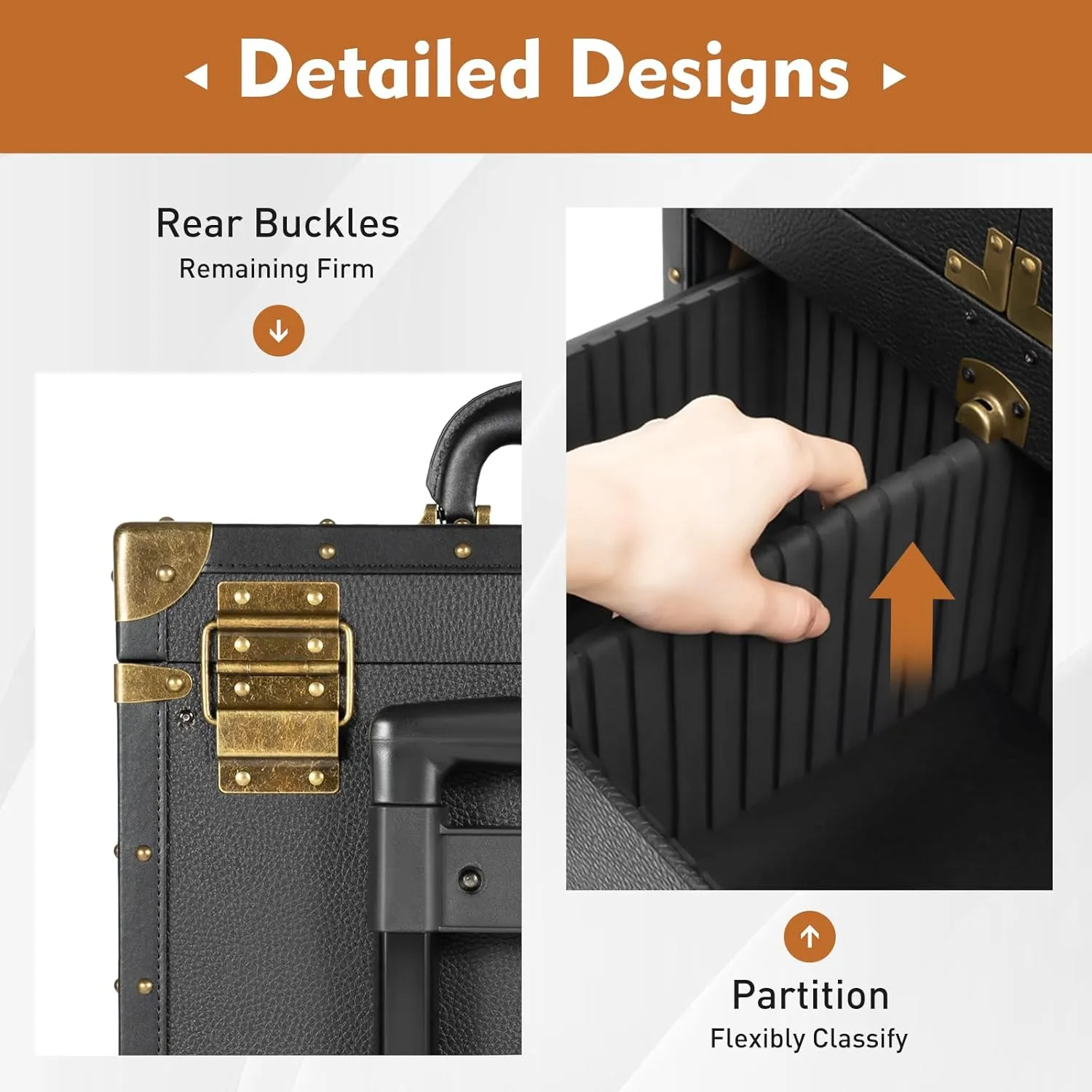 CNCEST Beauty Salon Luggage,Rolling Lockable Makeup Train Case Hairdressing Trolley Stylist Beauty Salon Cosmetic Luggage Travel Organizer Tool Box with Hair Dryer Holder