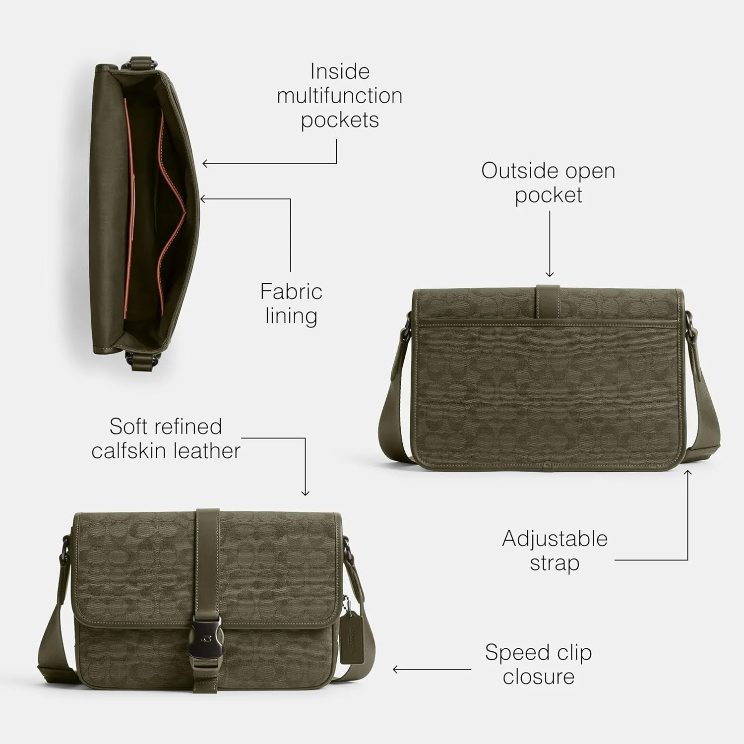 Coach League Messenger Bag