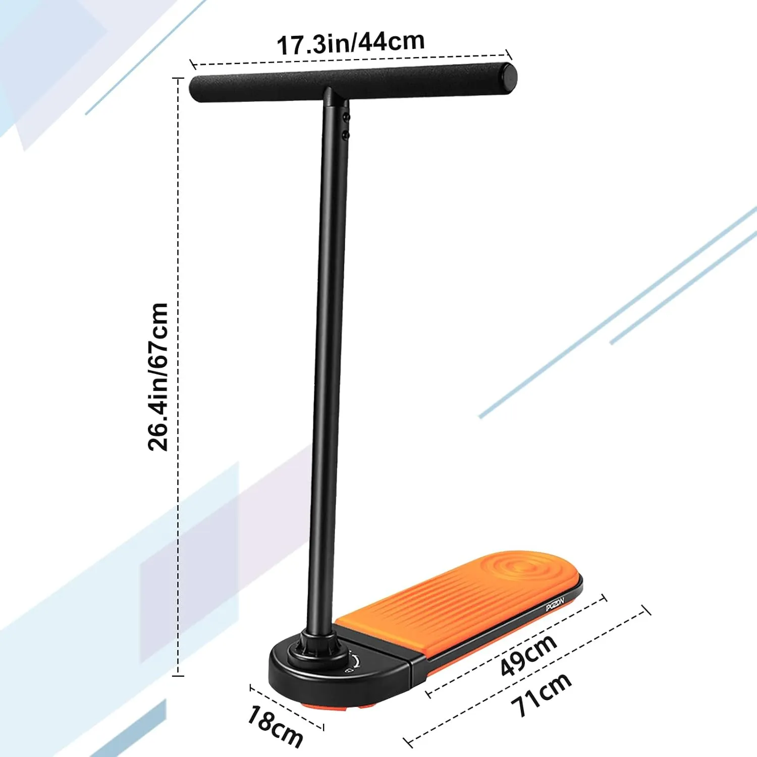 COASTA Trampoline Scooter, Trick Scooter for Kids Teens, Pro Scooter & Stunt Scooter with Lockable Handlebar and Deck with 360° Rotation and Flip Functionality, for Indoors and Outdoors