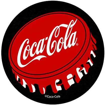 Coca-Cola Old School Retro Red Bottle Cap PopSockets PopGrip: Swappable Grip for Phones & Tablets