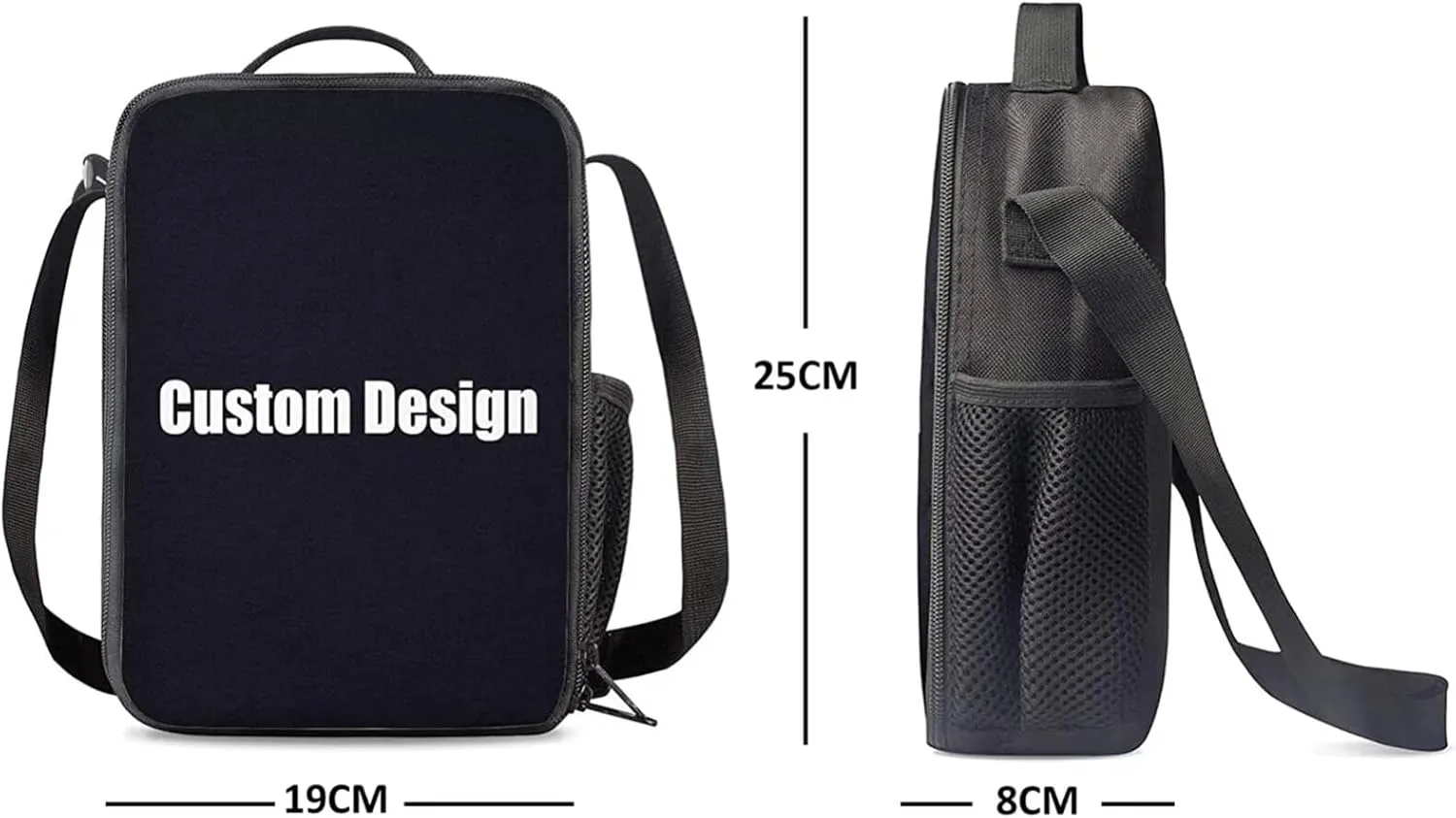 COEQINE Kids Train Lunch Box for Boys, Steam Train Lunch Bag, Insulated Polyester Lunch Tote Cooler Bag for Men Women Teens Kids, Office Work School Travel Lunchbox, Colorful