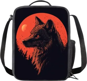 COEQINE Kids Train Lunch Box for Boys, Steam Train Lunch Bag, Insulated Polyester Lunch Tote Cooler Bag for Men Women Teens Kids, Office Work School Travel Lunchbox, Colorful