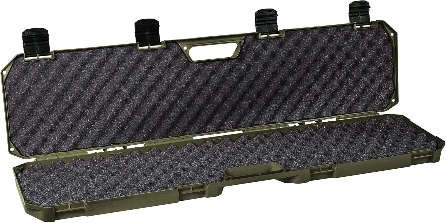 Condition 1 42” Economy Single Scope Hard Gun Carrying Case Model 210 with Foam, Long Storage Case, Lockable TSA Friendly, Water Resistant, Made in USA, 42.03"x10.50"x3.81"