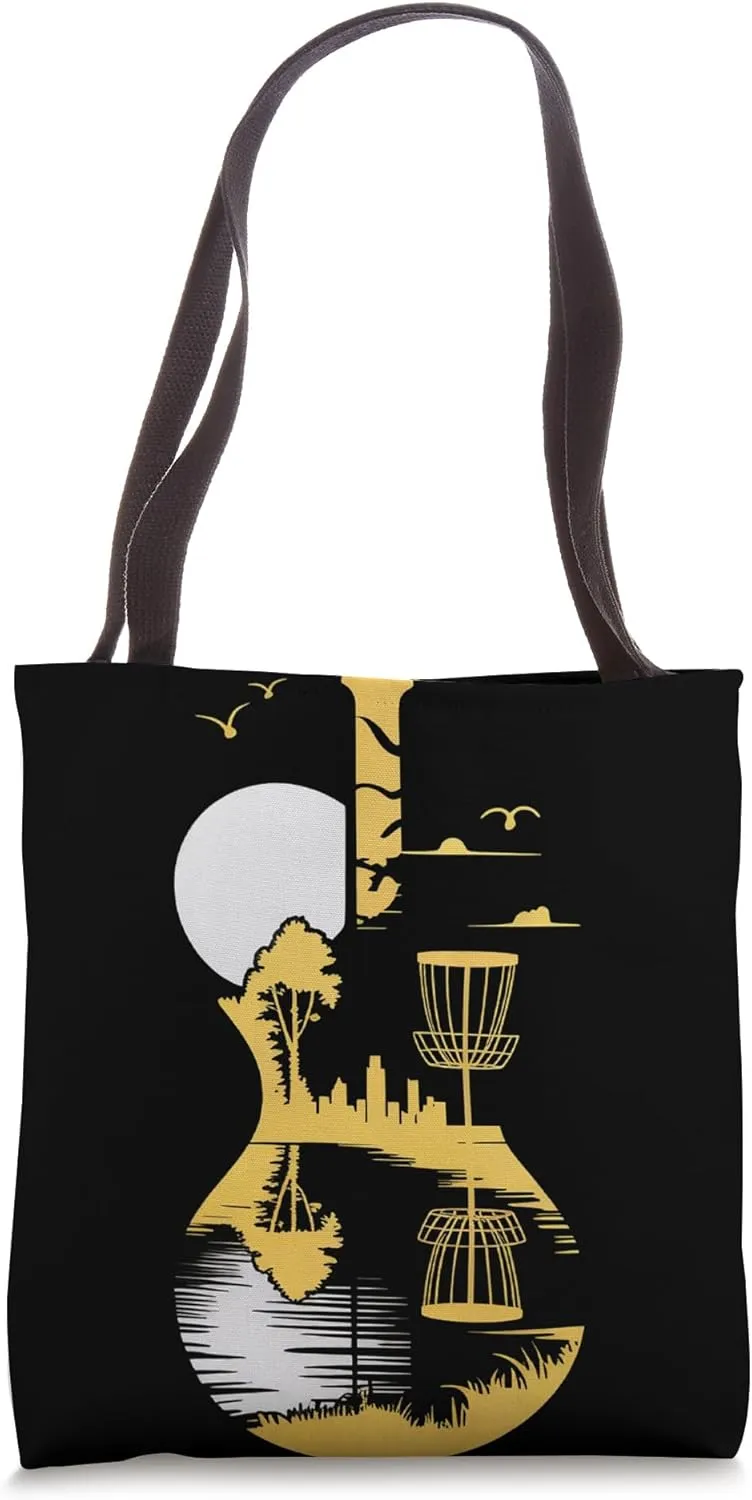 Cool Frisbee Golf Course Disc Golf Tote Bag