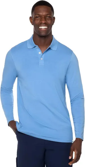 Coolibar UPF 50  Men's Coppitt Long Sleeve Weekend Polo - Sun Protective