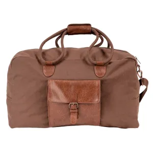 Cord Duffle Bag For Men & Women - Chocolate