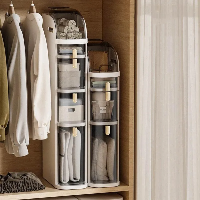 Corner Cabinet Organizer Rack - Multi-Layer Storage Solution