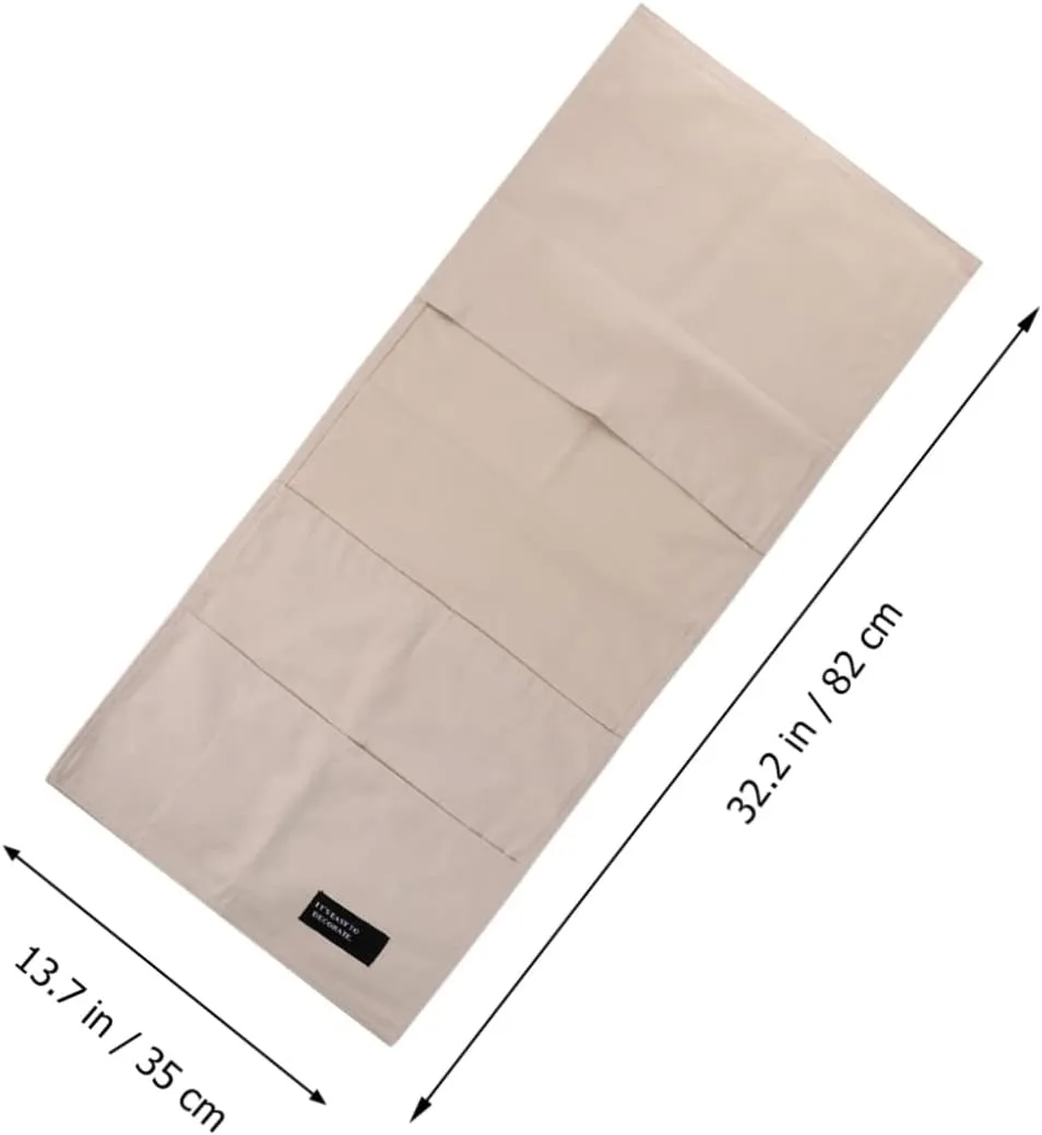 Cotton Sofa Armrest Bag Side Bag for Sundry Storage Remote Control Arrangement Elegant Reusable