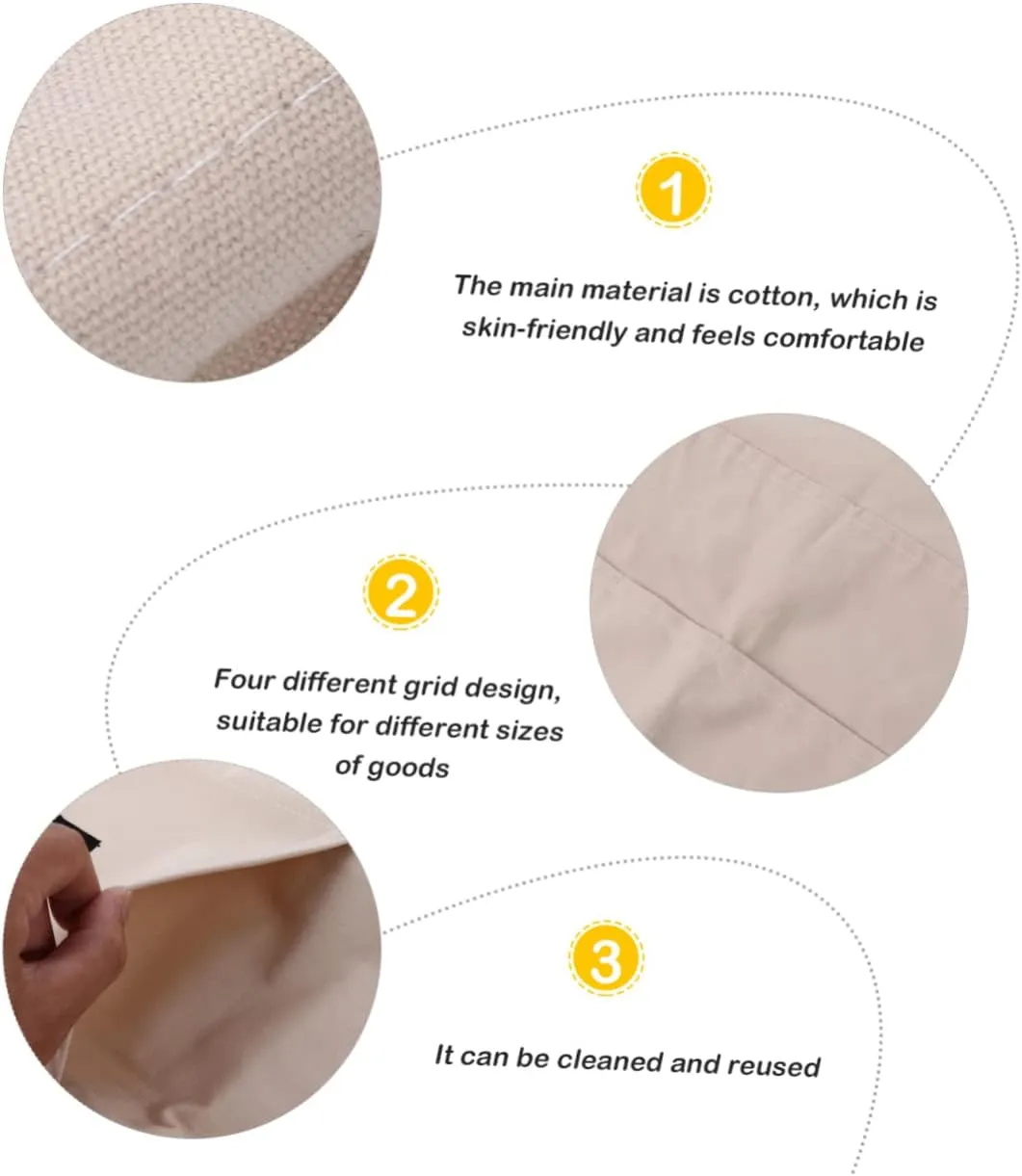 Cotton Sofa Armrest Bag Side Bag for Sundry Storage Remote Control Arrangement Elegant Reusable