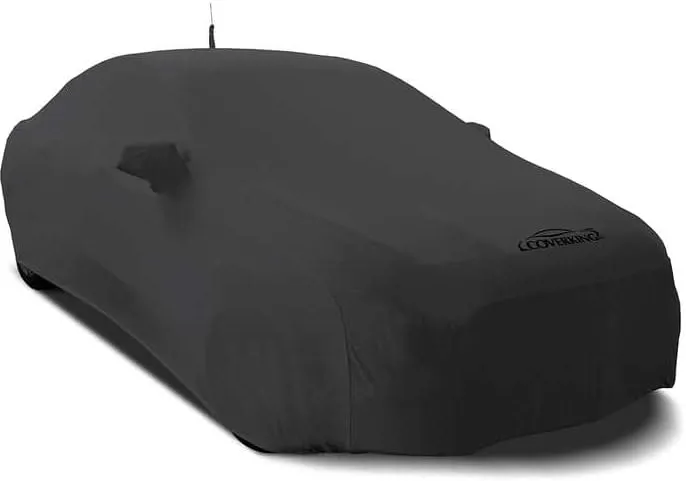 Coverking Custom Fit Exterior Car Cover Designed for Select Hyundai Santa Cruz Model Vehicles: Satin Stretch Fabric, Dark Gray