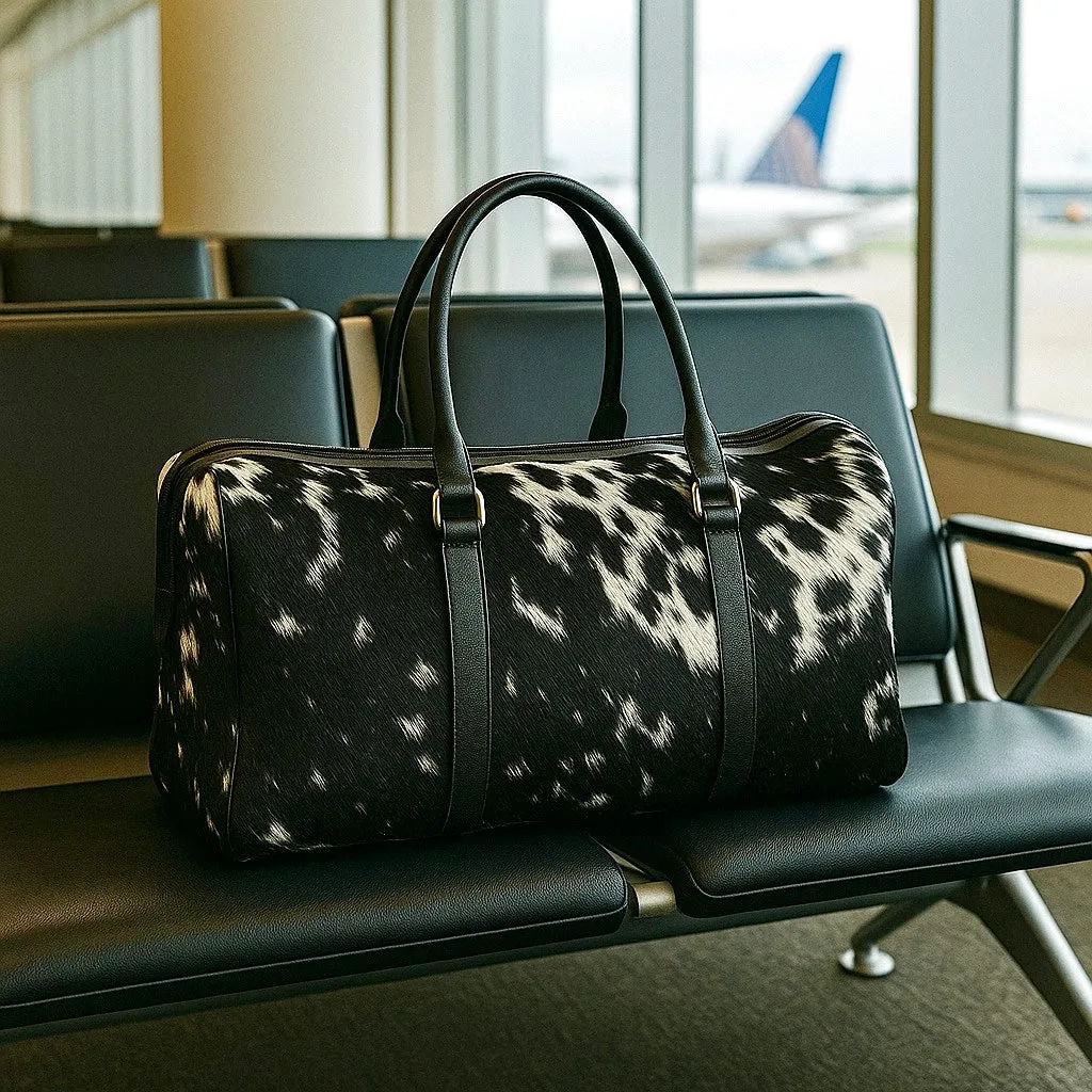 Cowhide Duffel Bag | Travel Bag