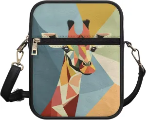 Crossbody Bags for Women Travel Abstract Art Shoulder Bag Leather Messenger Purse