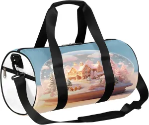 Crystal Ball Pattern Sports Gym Bag for Men Women Lightweight Travel Duffle Bag with Shoulder Strap Waterproof Carry On Weekender Overnight Bag for Travel Sports Gym