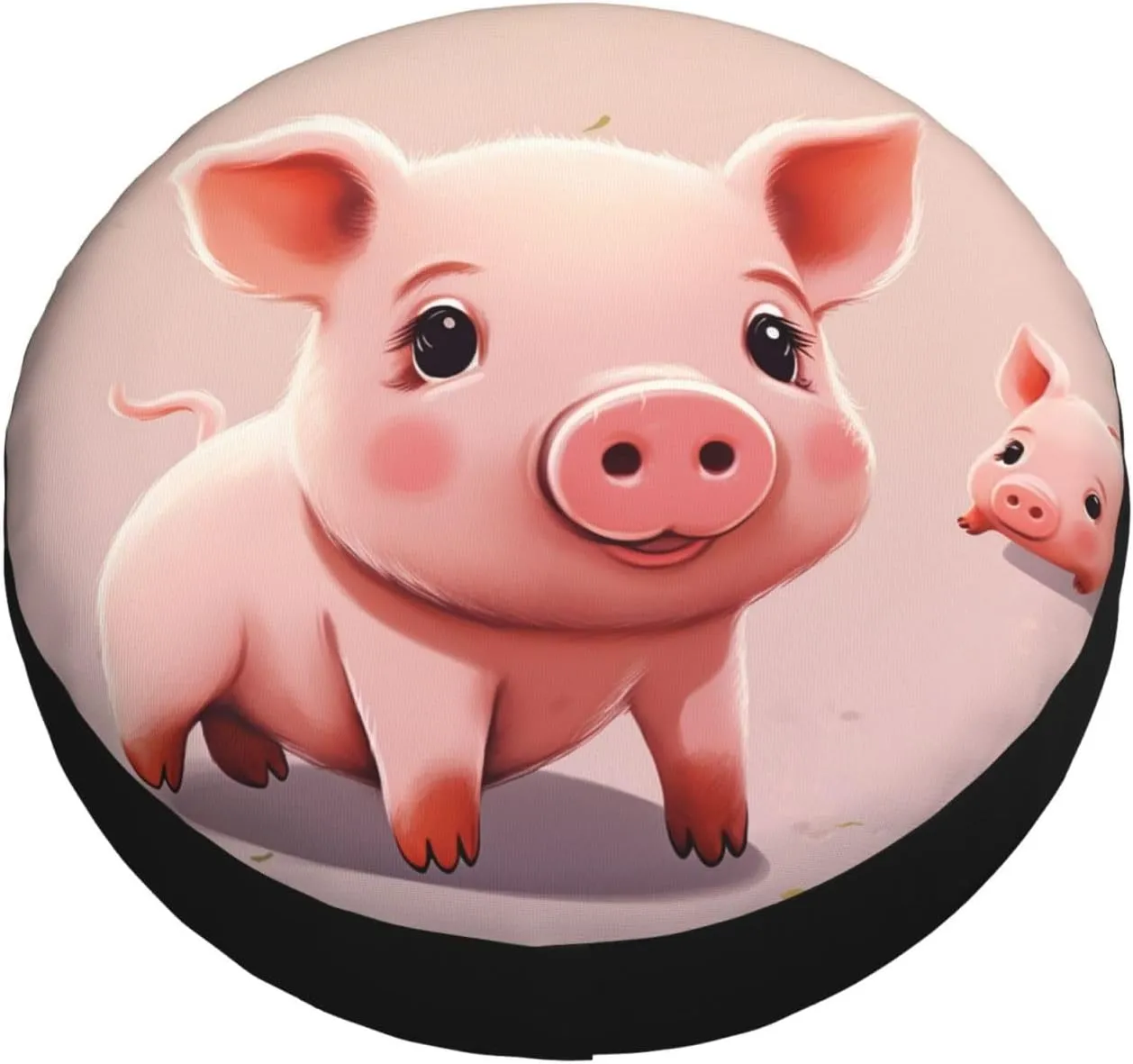 Cute Animal Tire Cover Outdoor Waterproof Snow Sun Rain Wheel Cover Portable Wheel Bags Camper Spare Tire Cover Universal Car Tire Protectors for Trailer RV SUV