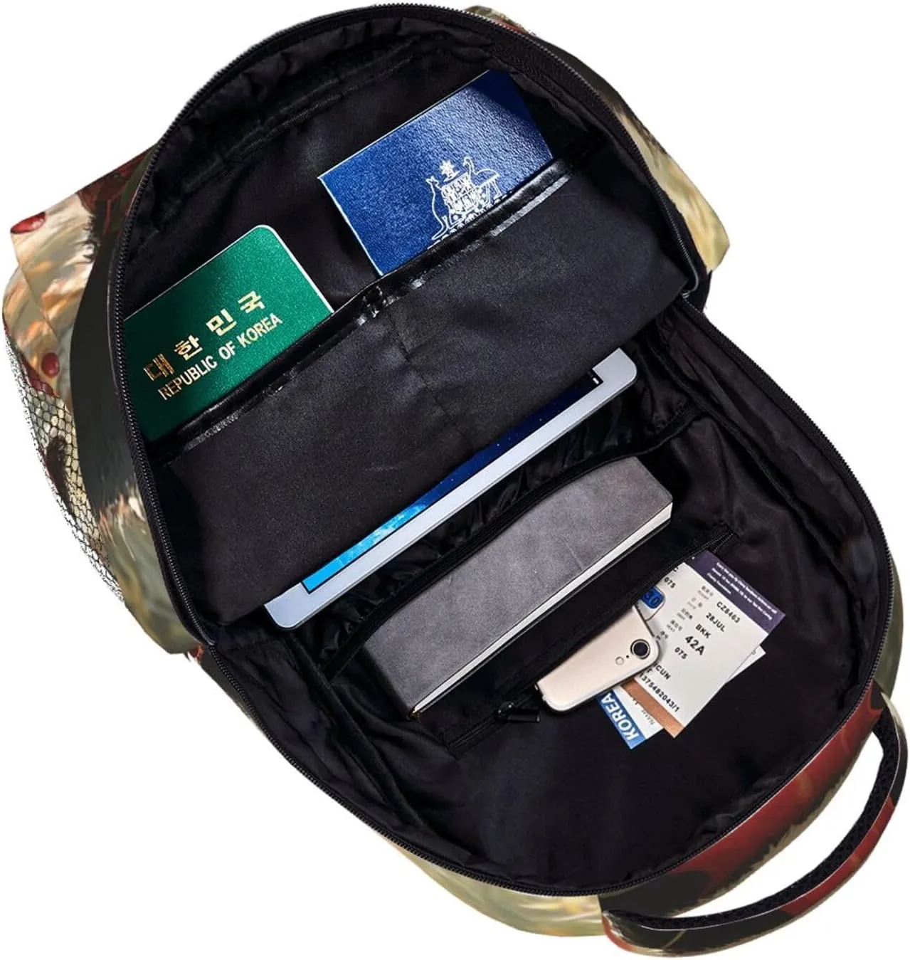Cute Panda Casual Backpack For Trekking Commute Men/Male