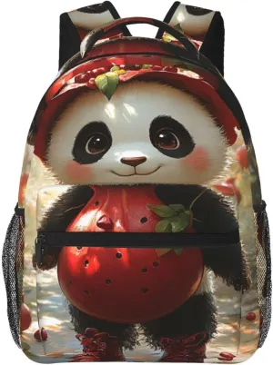 Cute Panda Casual Backpack For Trekking Commute Men/Male