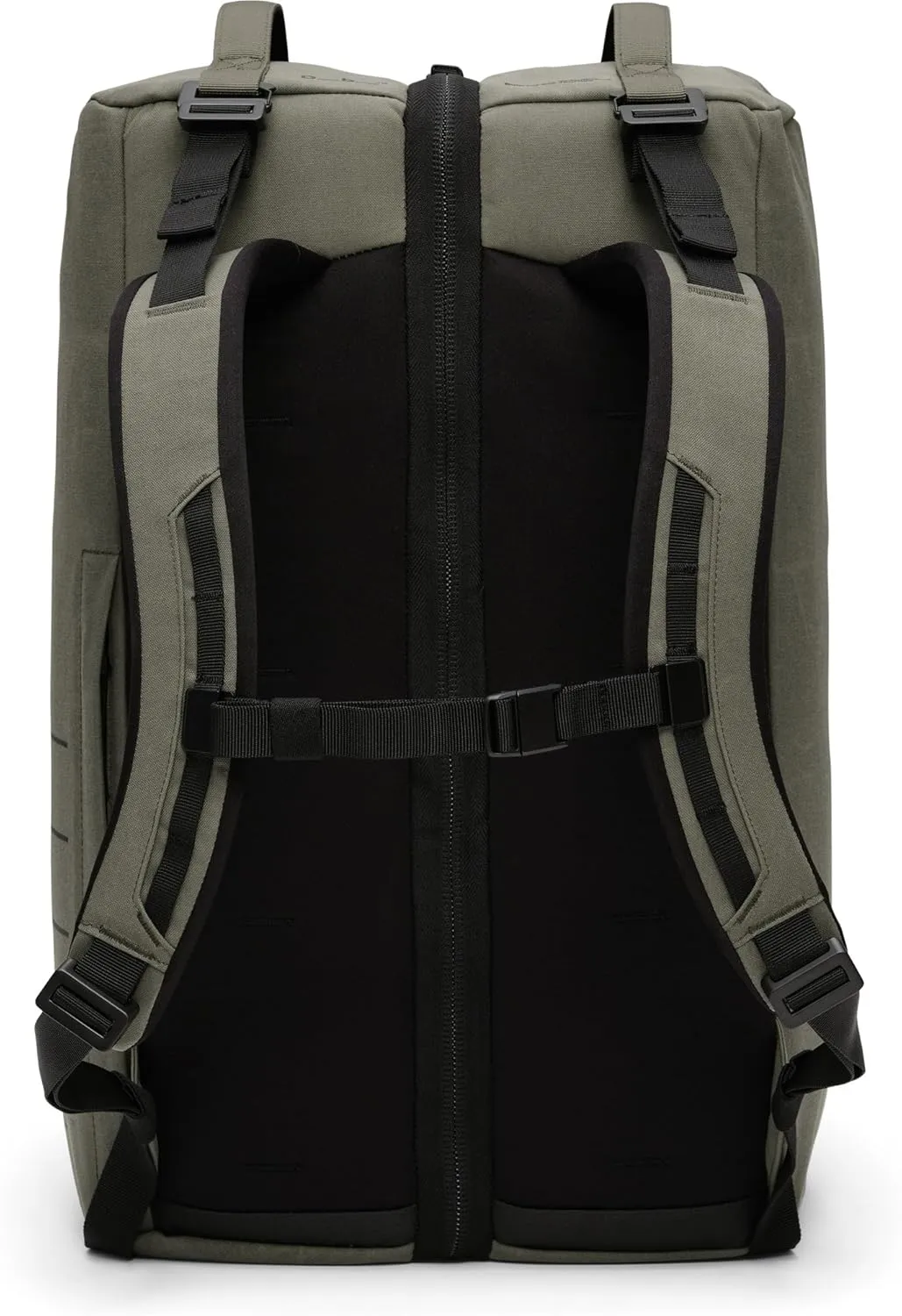 Db Journey Roamer Pro Split Duffel Bag, Travel Duffel Backpack, Convertible Weekender & Carry On with Roller Bag Hook-Up, 50L - Forest Green