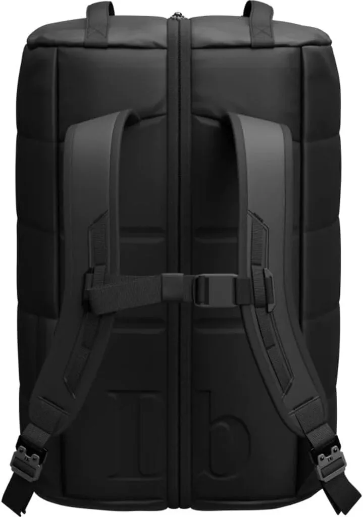 Db Journey Roamer Pro Split Duffel Bag, Travel Duffel Backpack, Convertible Weekender with Ergonomic Straps for Comfort, Carry On with Roller Bag Hook Up System, 50L - Black Out