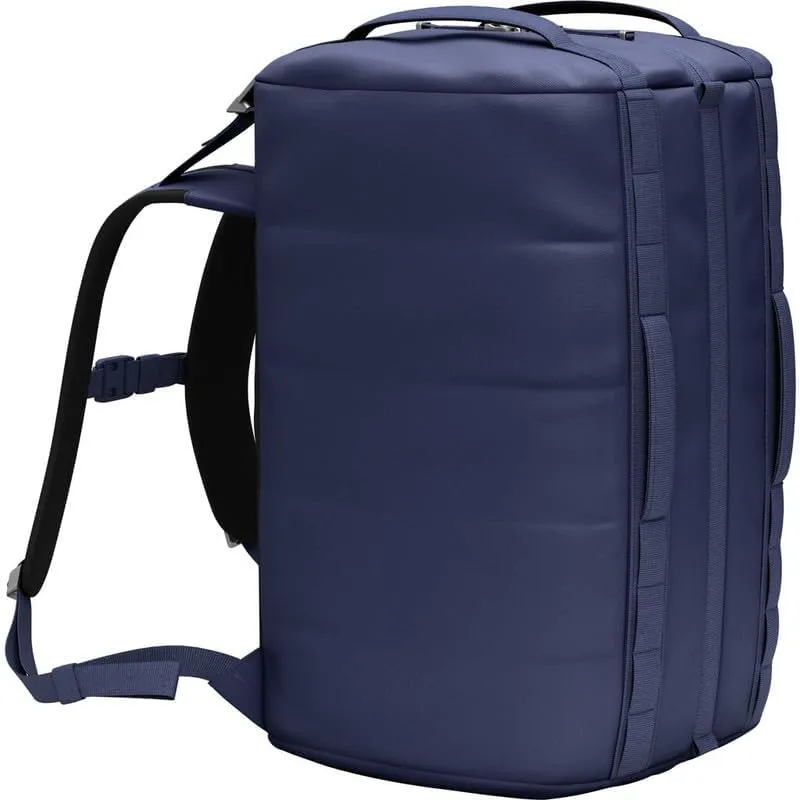 Db Journey Roamer Pro Split Duffel Bag, Travel Duffel Backpack, Convertible Weekender with Ergonomic Straps for Comfort, Carry On with Roller Bag Hook Up System, 50L - Blue Hour