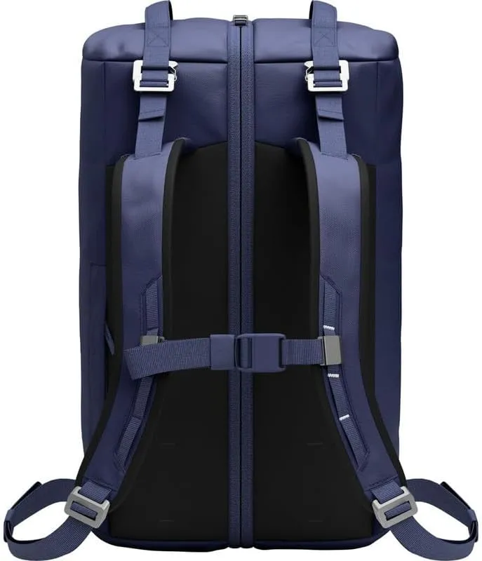 Db Journey Roamer Pro Split Duffel Bag, Travel Duffel Backpack, Convertible Weekender with Ergonomic Straps for Comfort, Carry On with Roller Bag Hook Up System, 50L - Blue Hour