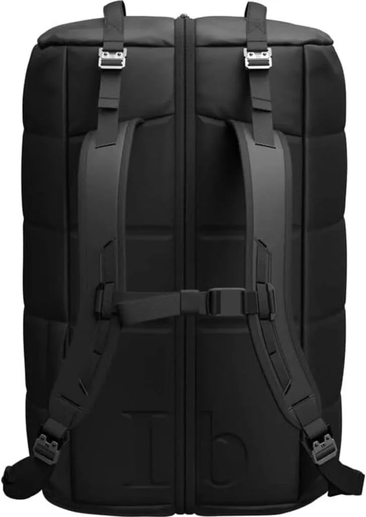 Db Journey Roamer Pro Split Duffel Bag, Travel Duffel Backpack, Convertible Weekender with Ergonomic Straps for Comfort, Carry On with Roller Bag Hook Up System, 70L - Black Out