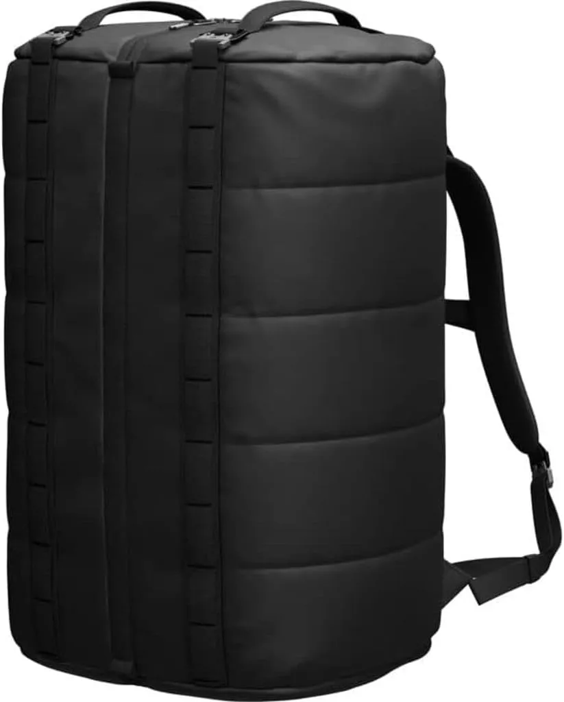 Db Journey Roamer Pro Split Duffel Bag, Travel Duffel Backpack, Convertible Weekender with Ergonomic Straps for Comfort, Carry On with Roller Bag Hook Up System, 70L - Black Out
