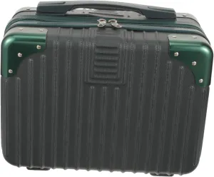 DECHOUS Portable Makeup Storage Case Cosmetic Suitcase for Travel Toiletries Organizer Handheld Makeup Supplies Box for Lipsticks and Brushes