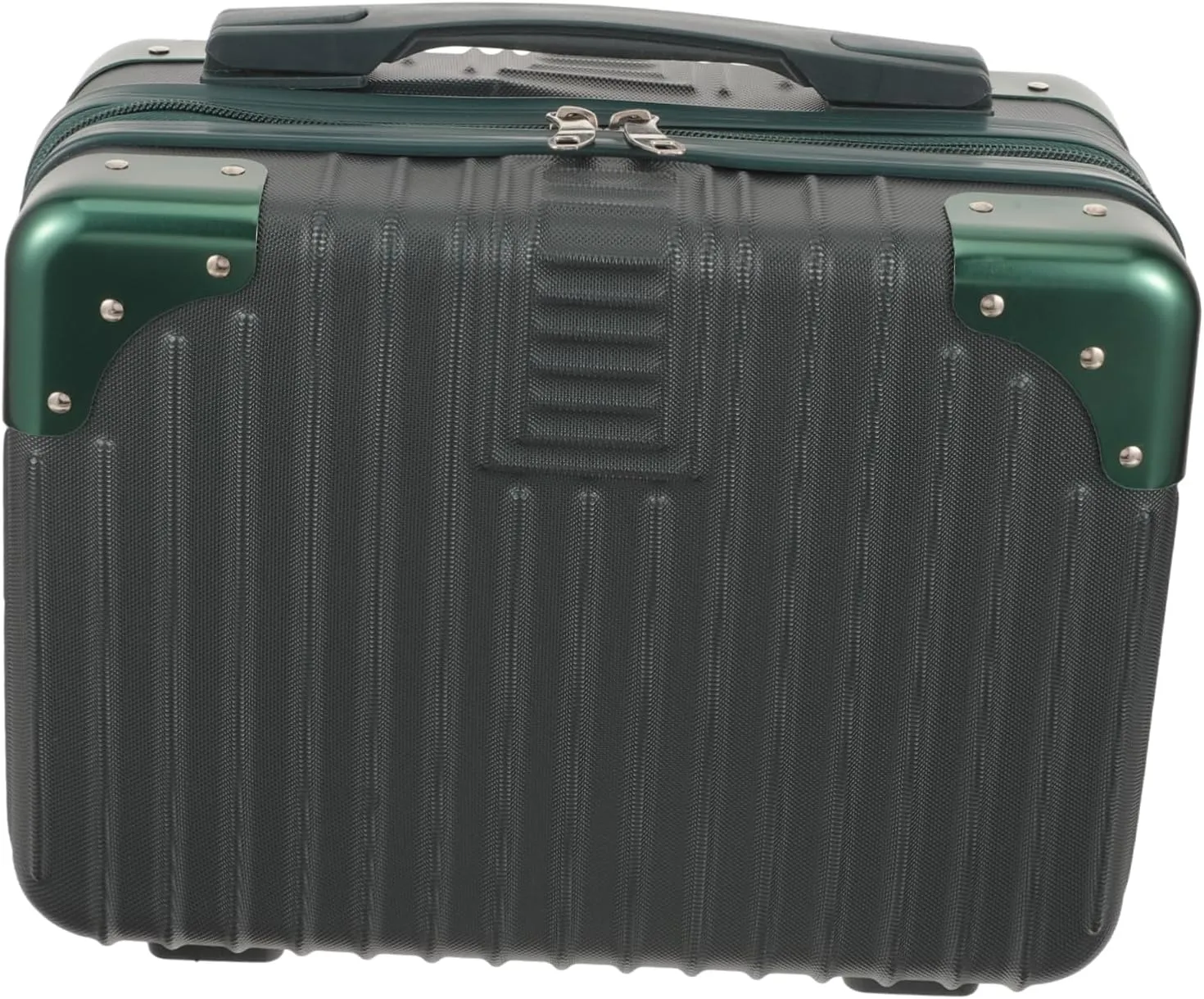 DECHOUS Portable Makeup Storage Case Cosmetic Suitcase for Travel Toiletries Organizer Handheld Makeup Supplies Box for Lipsticks and Brushes