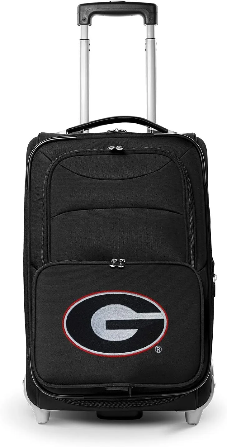 Denco Georgia Bulldogs 21” Rolling Carry-On Luggage - Travel in Style - Officially Licensed by University of Georgia - Great for Airports & Trips