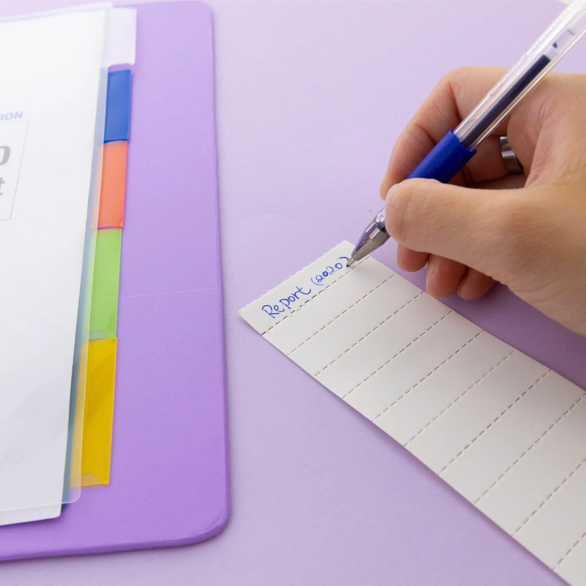 Dividers w/ 5-Insertable Color Tabs