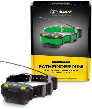 Dogtra Pathfinder Mini Additional Receiver in Black 4-Mile 21-Dog Expandable Waterproof Smartphone GPS Tracking & Training Mini E-Collar
