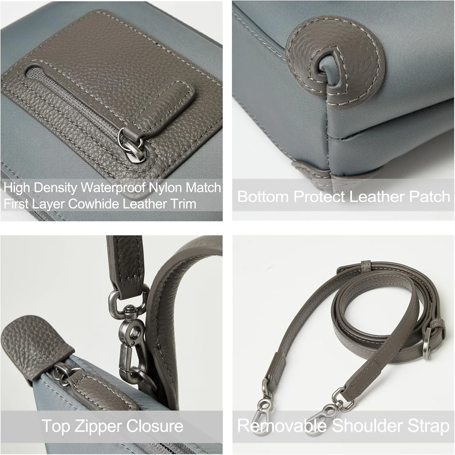 DORIS&JACKY Mini Top Handle Tote Purse For Women Designer Small Lightweight Crossbody Handbag With Adjustable Strap
