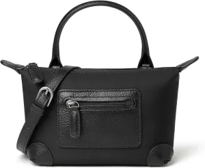 DORIS&JACKY Mini Top Handle Tote Purse For Women Designer Small Lightweight Crossbody Handbag With Adjustable Strap